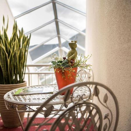 Akzent Hotel Hoehenblick Muehlhausen im Taele Buitenkant foto