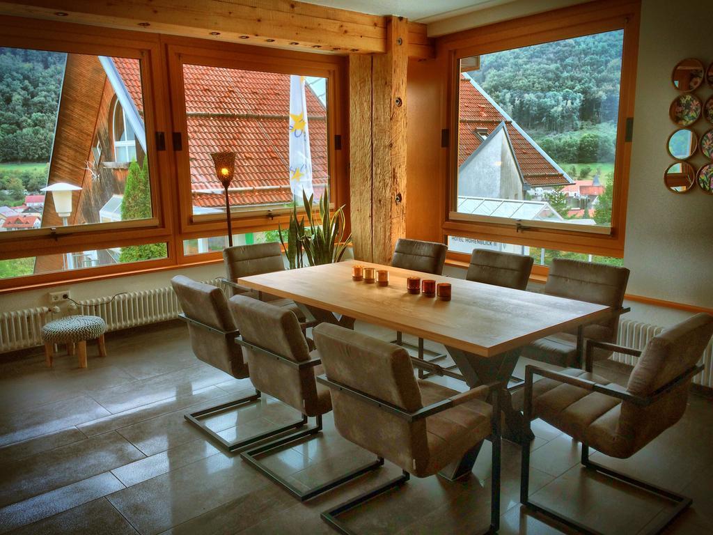 Akzent Hotel Hoehenblick Muehlhausen im Taele Buitenkant foto