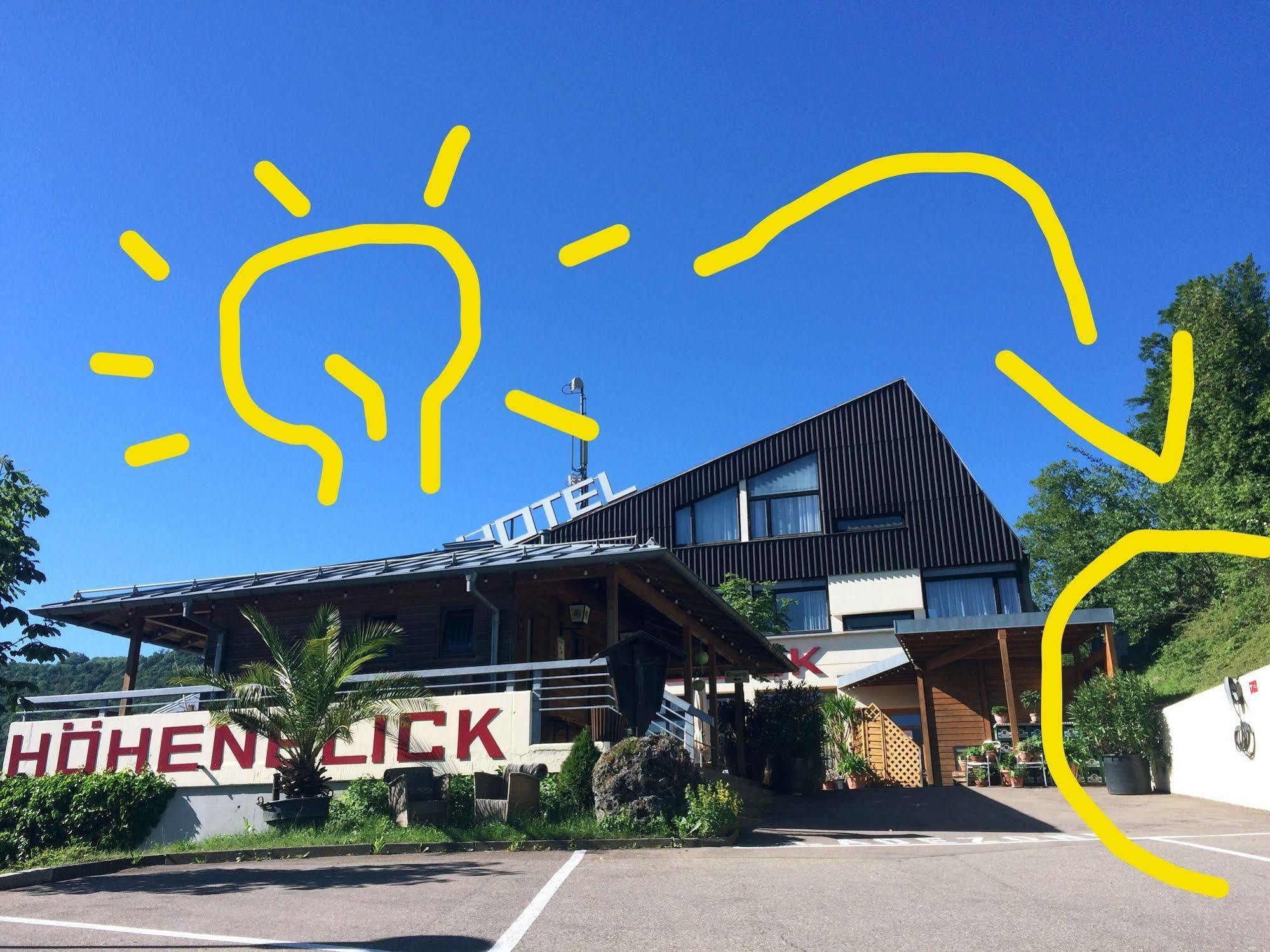 Akzent Hotel Hoehenblick Muehlhausen im Taele Buitenkant foto