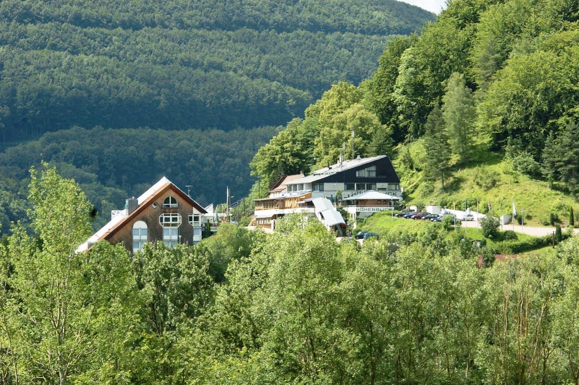 Akzent Hotel Hoehenblick Muehlhausen im Taele Buitenkant foto