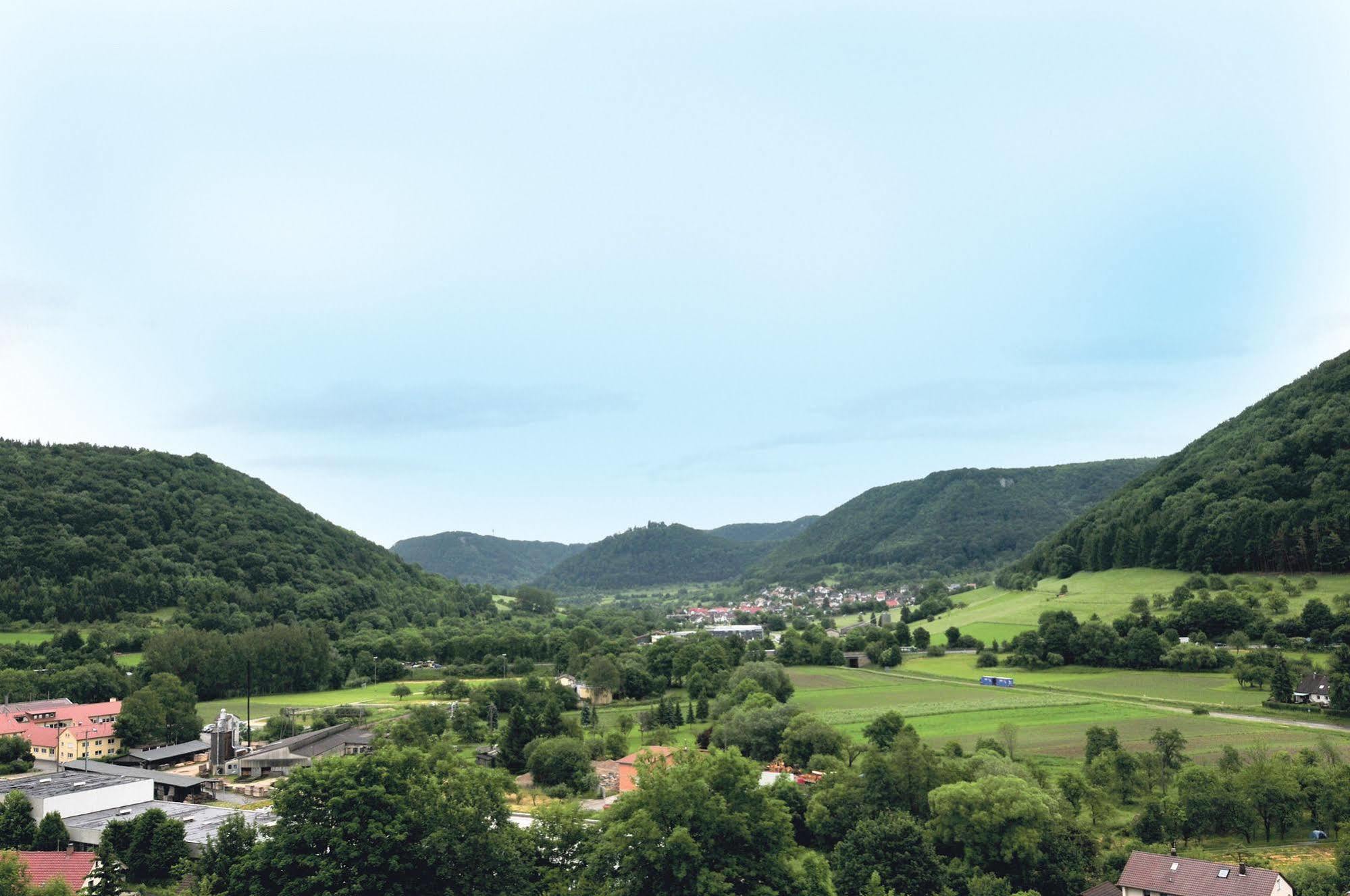 Akzent Hotel Hoehenblick Muehlhausen im Taele Buitenkant foto
