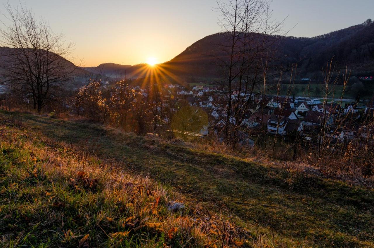 Akzent Hotel Hoehenblick Muehlhausen im Taele Buitenkant foto